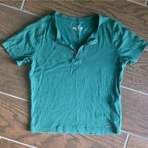 Hollister Ribbed Crop